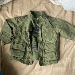 American Eagle Kids Military style jacket